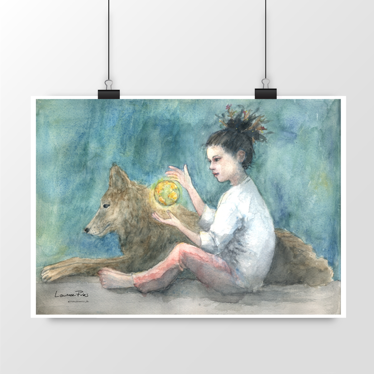 Aquarellmalerei von Heike Laumee Fries